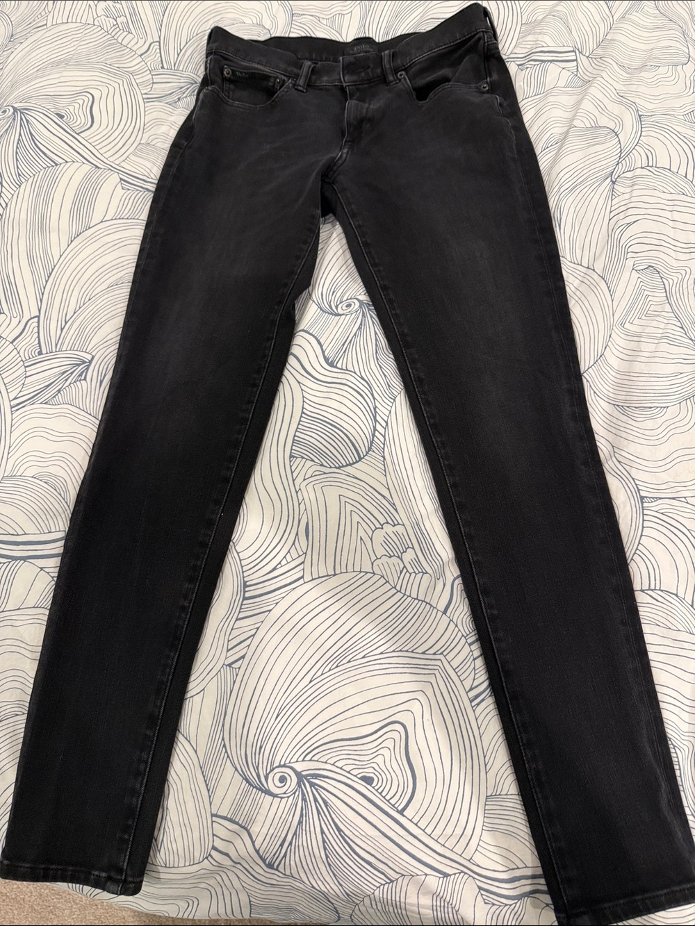 Polo by Ralph Lauren Black Tompkins Skinny Jeans